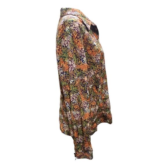 Christie & Jill Vintage Blouse Multicolored Eclectic Abstract Size 16 - Picture 2 of 7